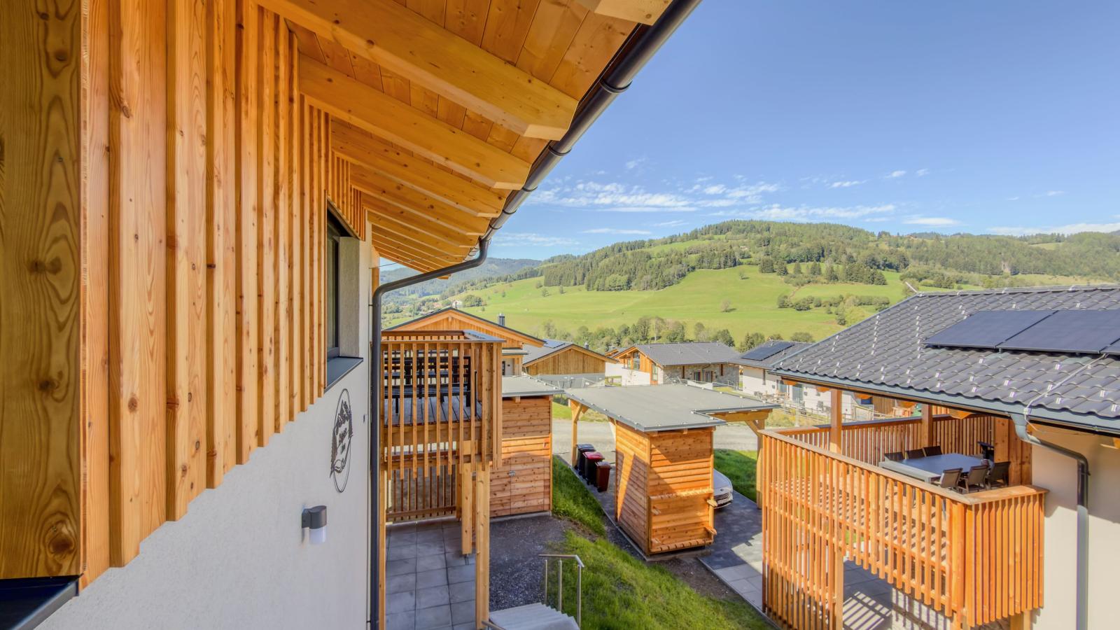 Grebenzen lodge Alpenklang 64A - Uitzicht zomer