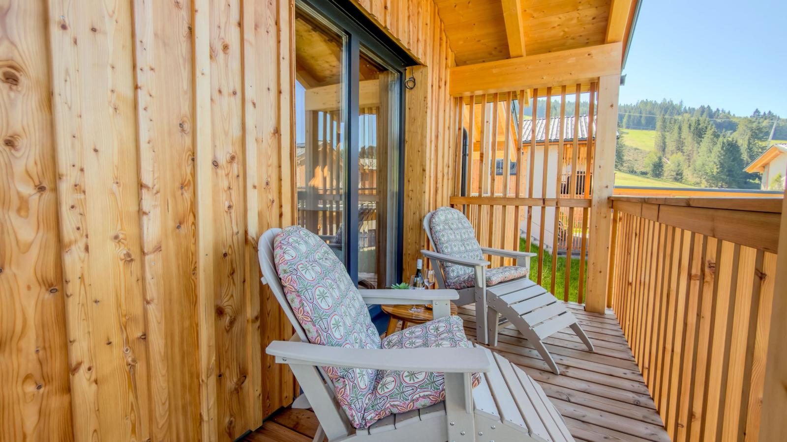 Grebenzen lodge Alpenklang 64A - Terrasbalkon