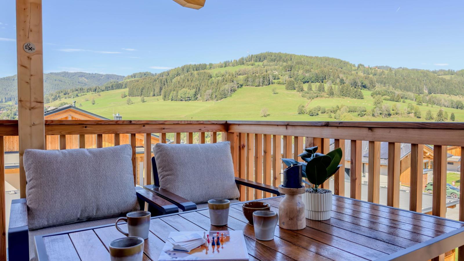 Grebenzen lodge Alpenklang 64A - Terrasbalkon