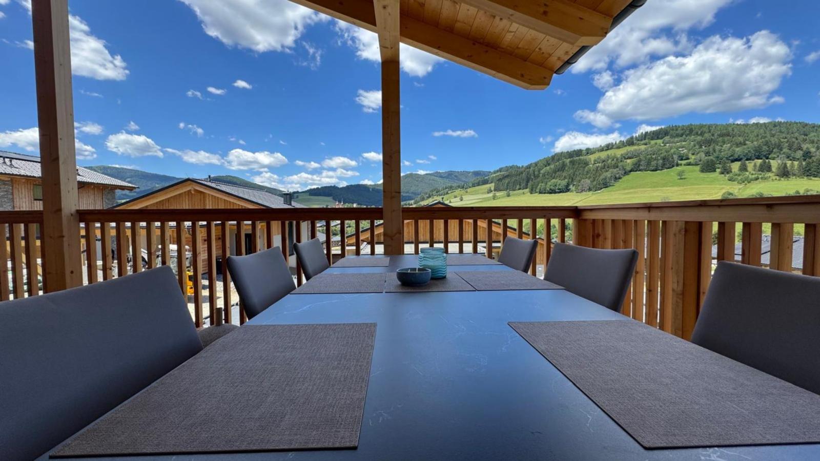 Grebenzen lodge Alpenklang 64A - Uitzicht zomer