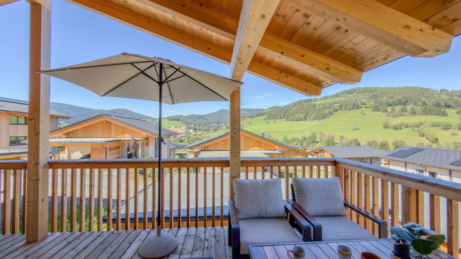 Grebenzen lodge Alpenklang 64A - Terrasbalkon
