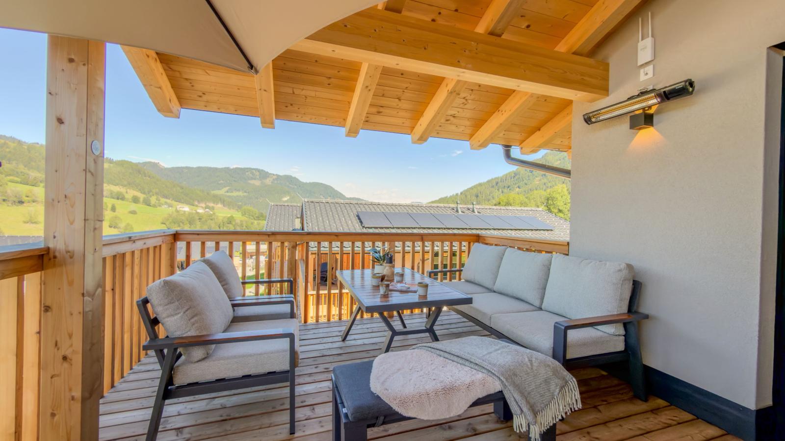 Grebenzen lodge Alpenklang 64A - Terrasbalkon
