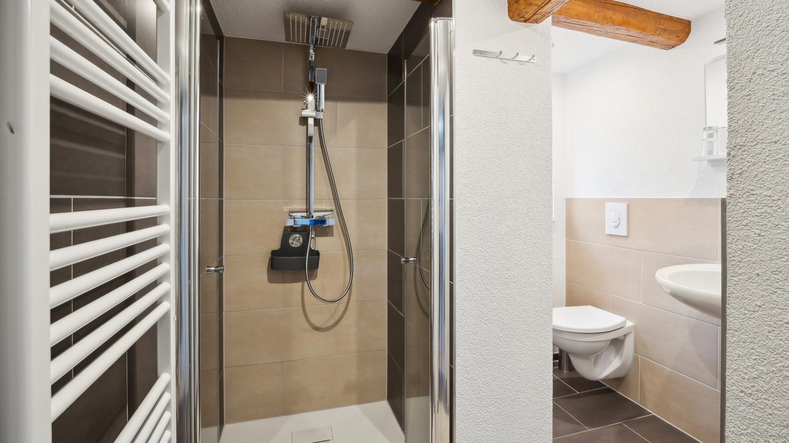 Harzblick-Badezimmer