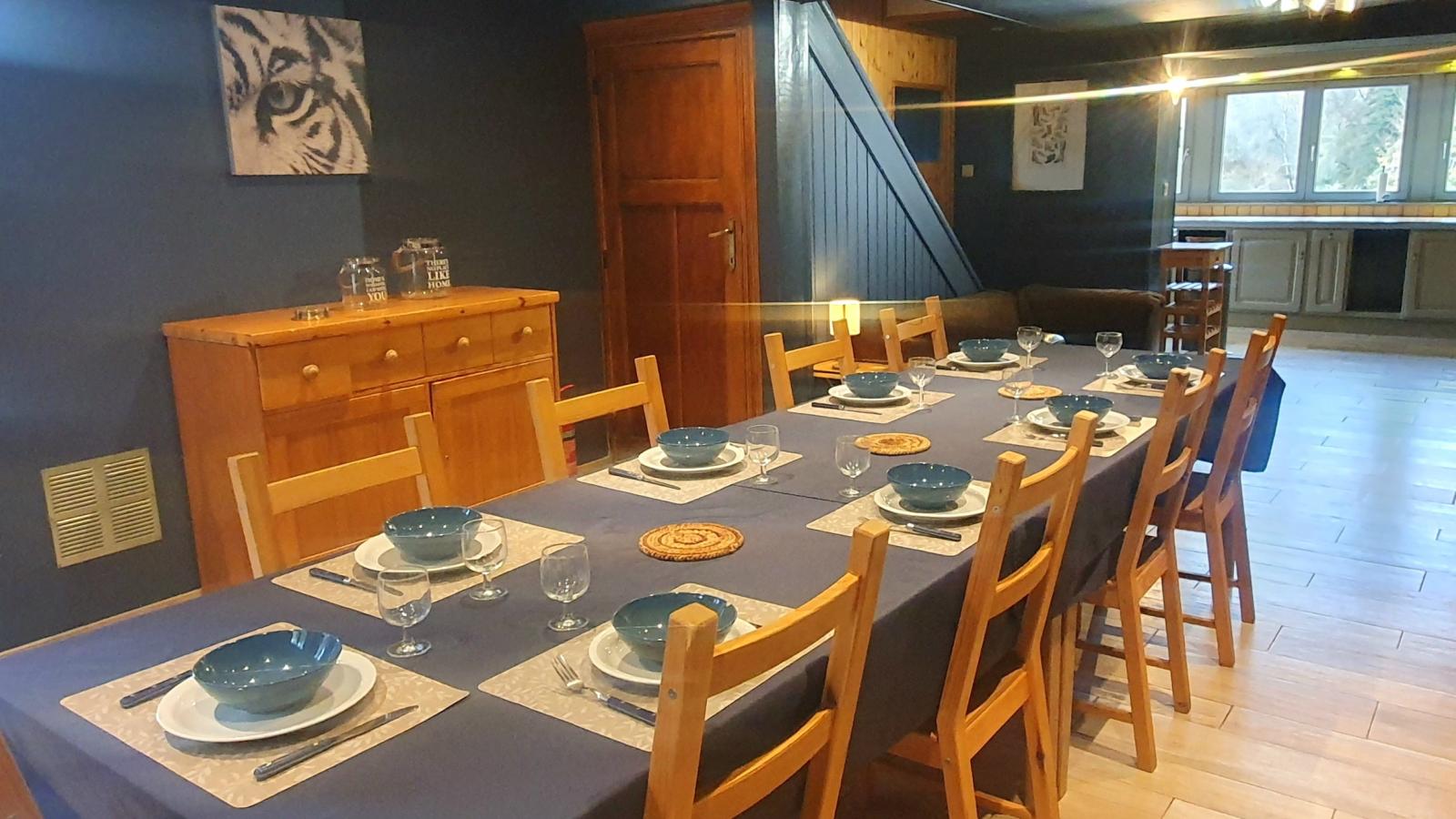 Gite de Montaigle-Dining room