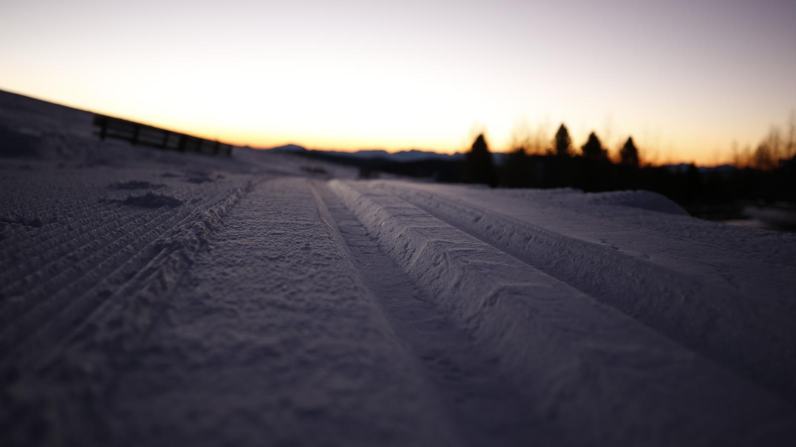 Designchalets Falkertsee-Gebied winter 1km