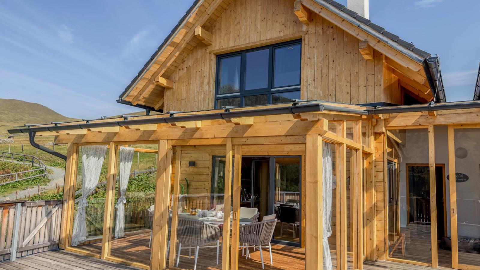 Chalet Gipfelduo - Buitenkant zomer