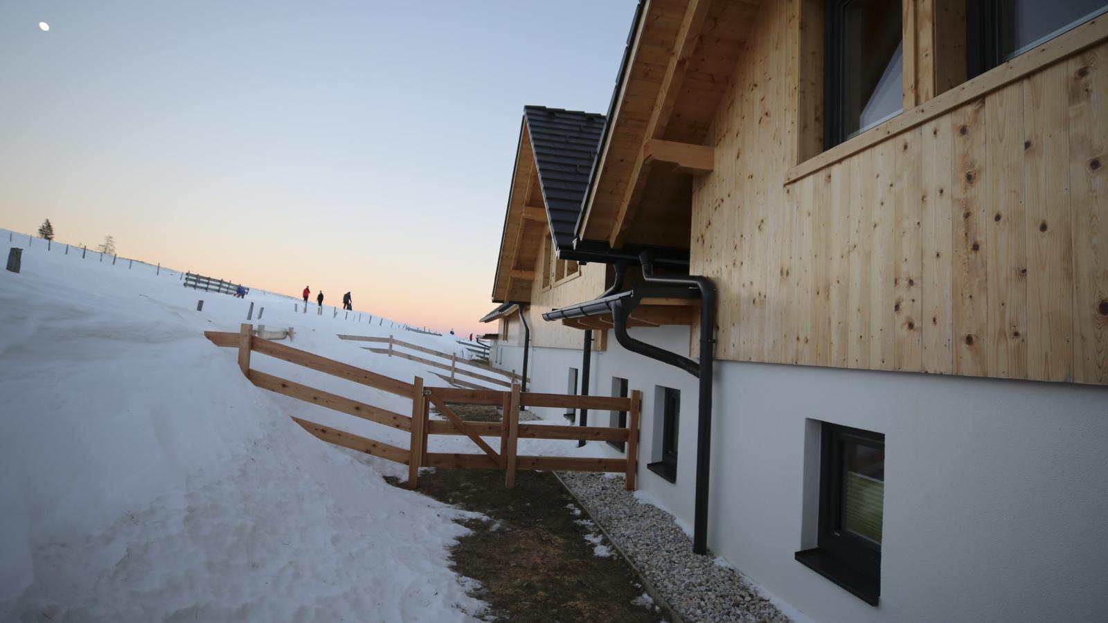 Designchalets Falkertsee-Exterieur winter