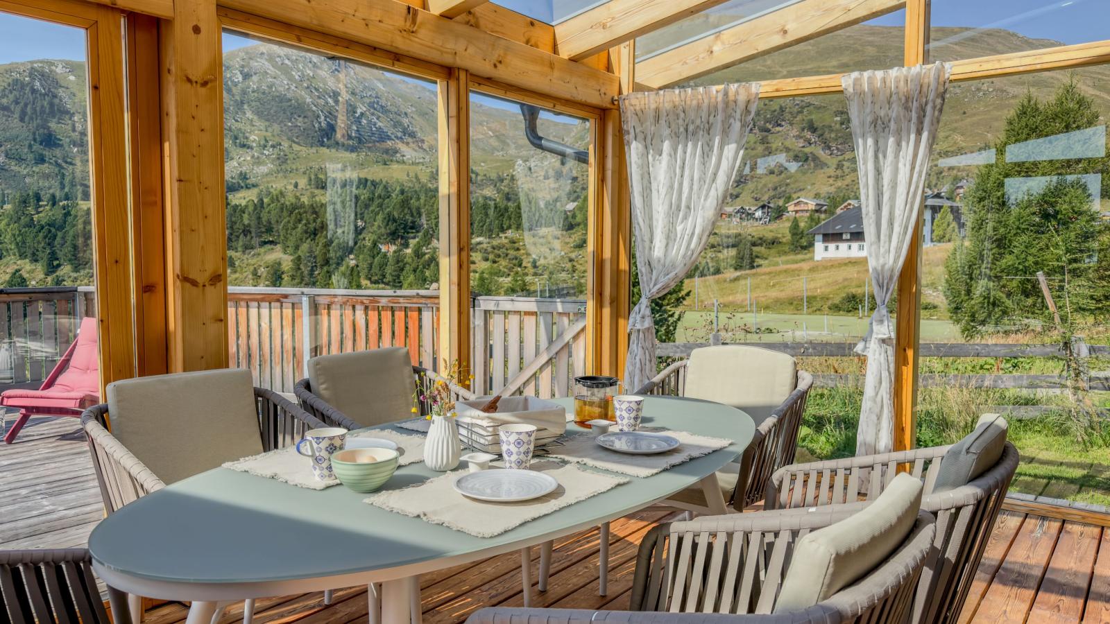Chalet Gipfelduo - Terrasbalkon