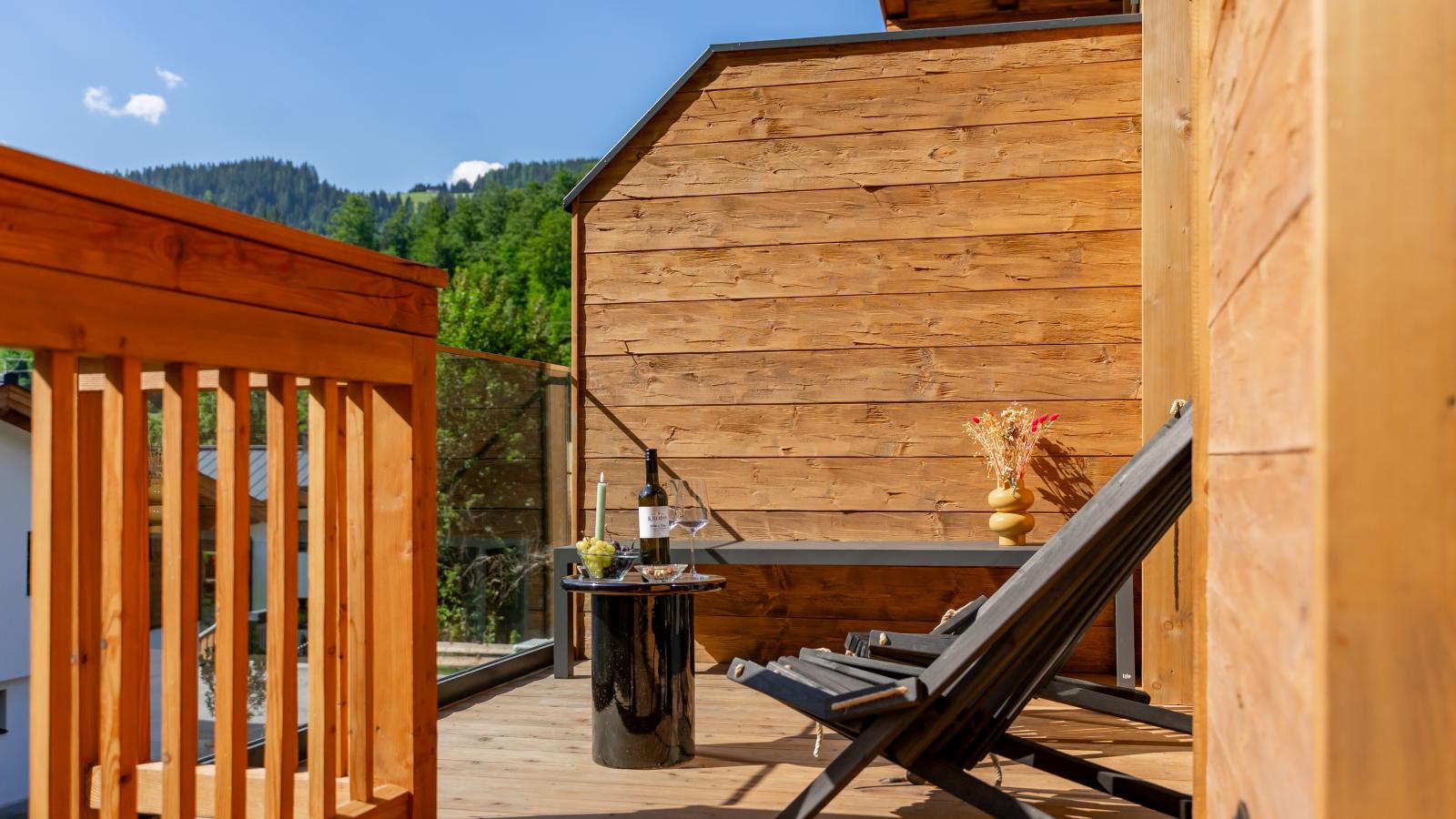 Tauernlodge Eben C4 - Terrasse / balcon