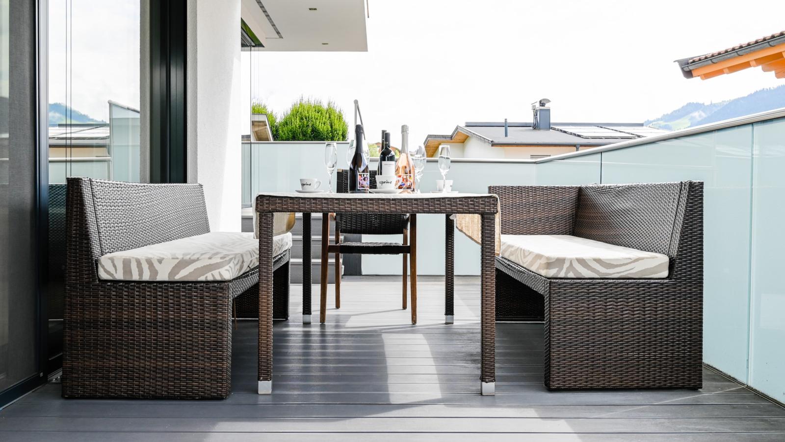 Alpin Chalet ARTE-Terrasbalkon