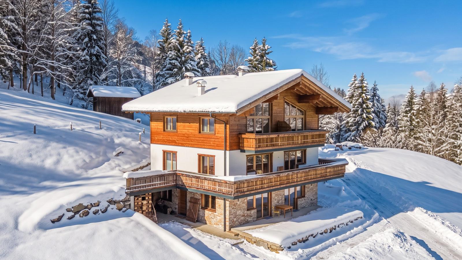 Haus Bergstille Top 1 - 2 - Exterieur winter