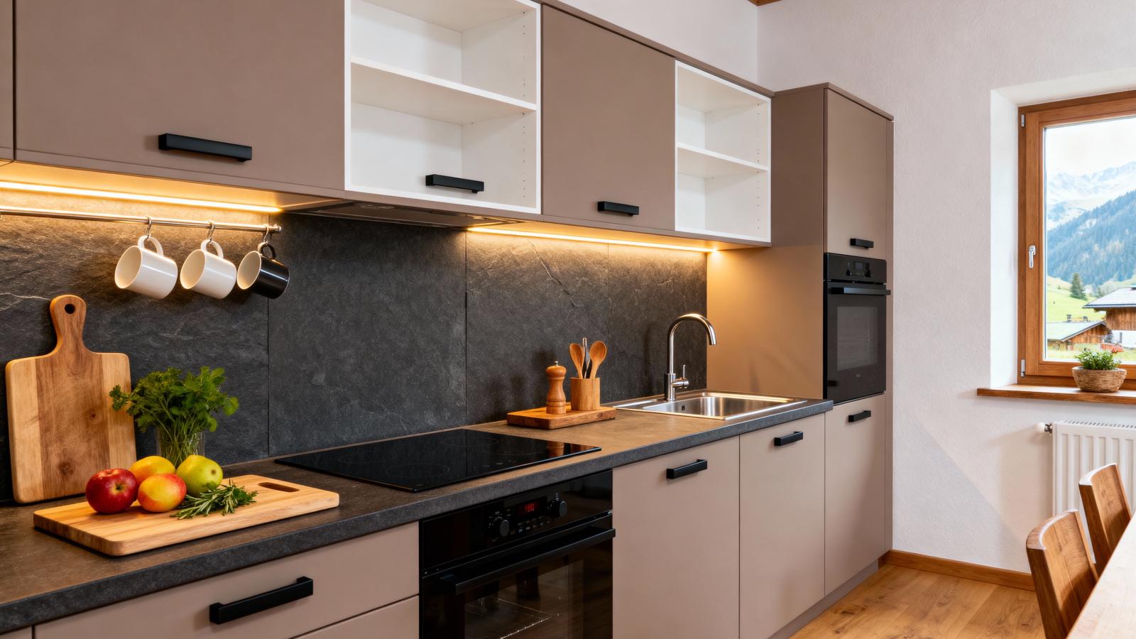 Apartments Waldinger Top 3 und 4-Küche