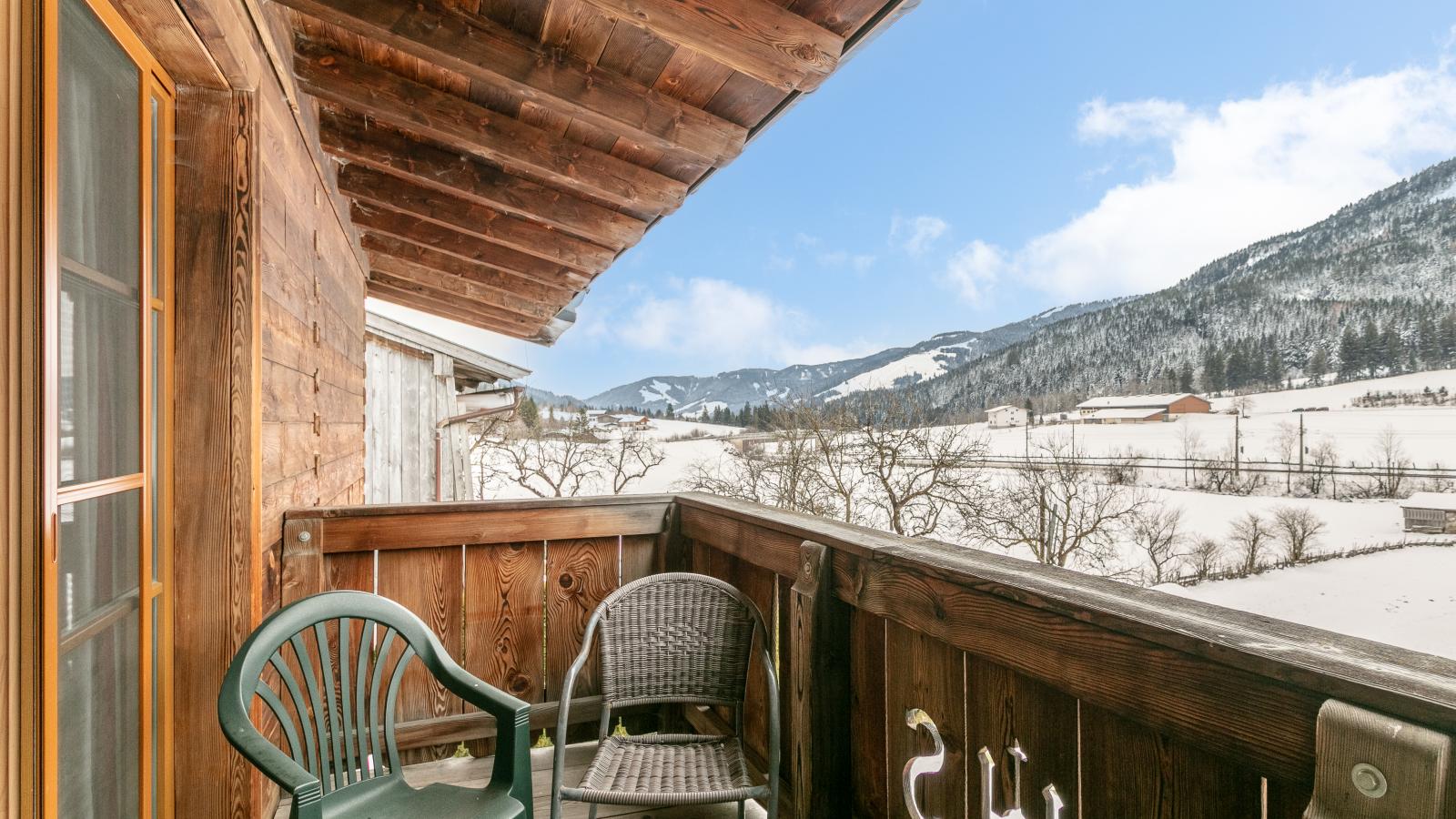 Lahnerhorn  Marchenthorn-Terrasse / balcon