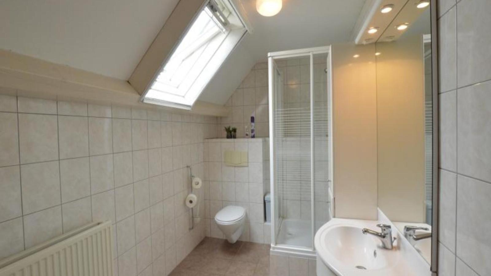 De open schuur-Badkamer