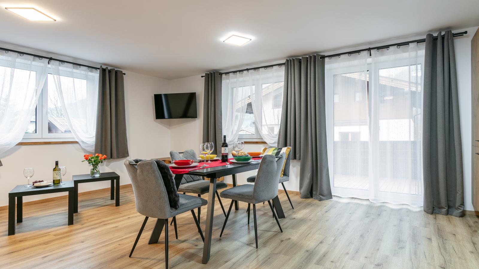 Tennerhof Apartments Top 1 und Top 2-Eetkamer