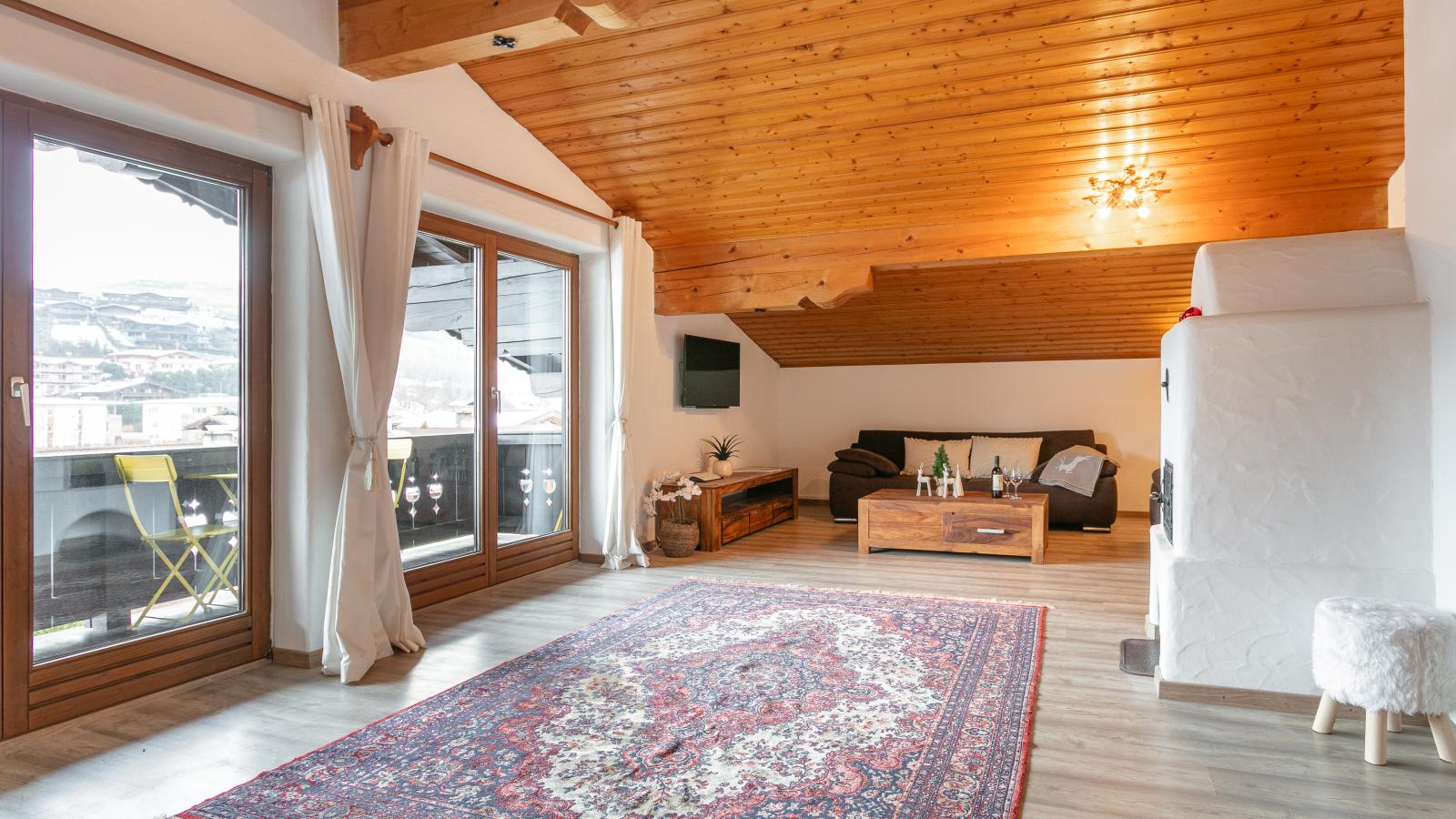 FamilienLodge Reith-Woonkamer