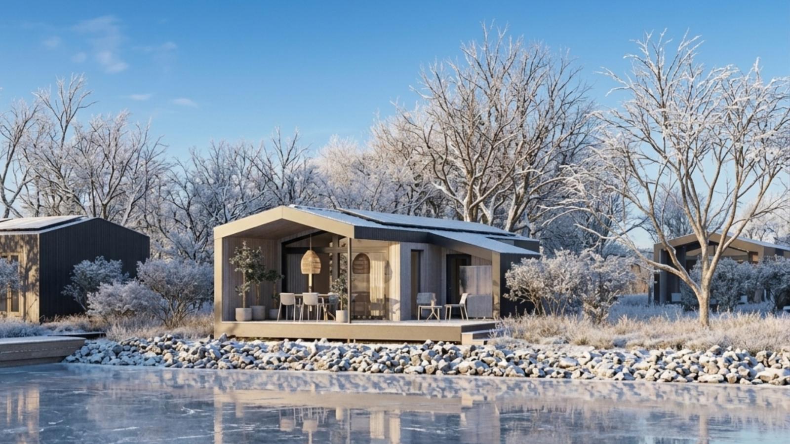 Guesthouse Leithagebirge - Exterieur winter