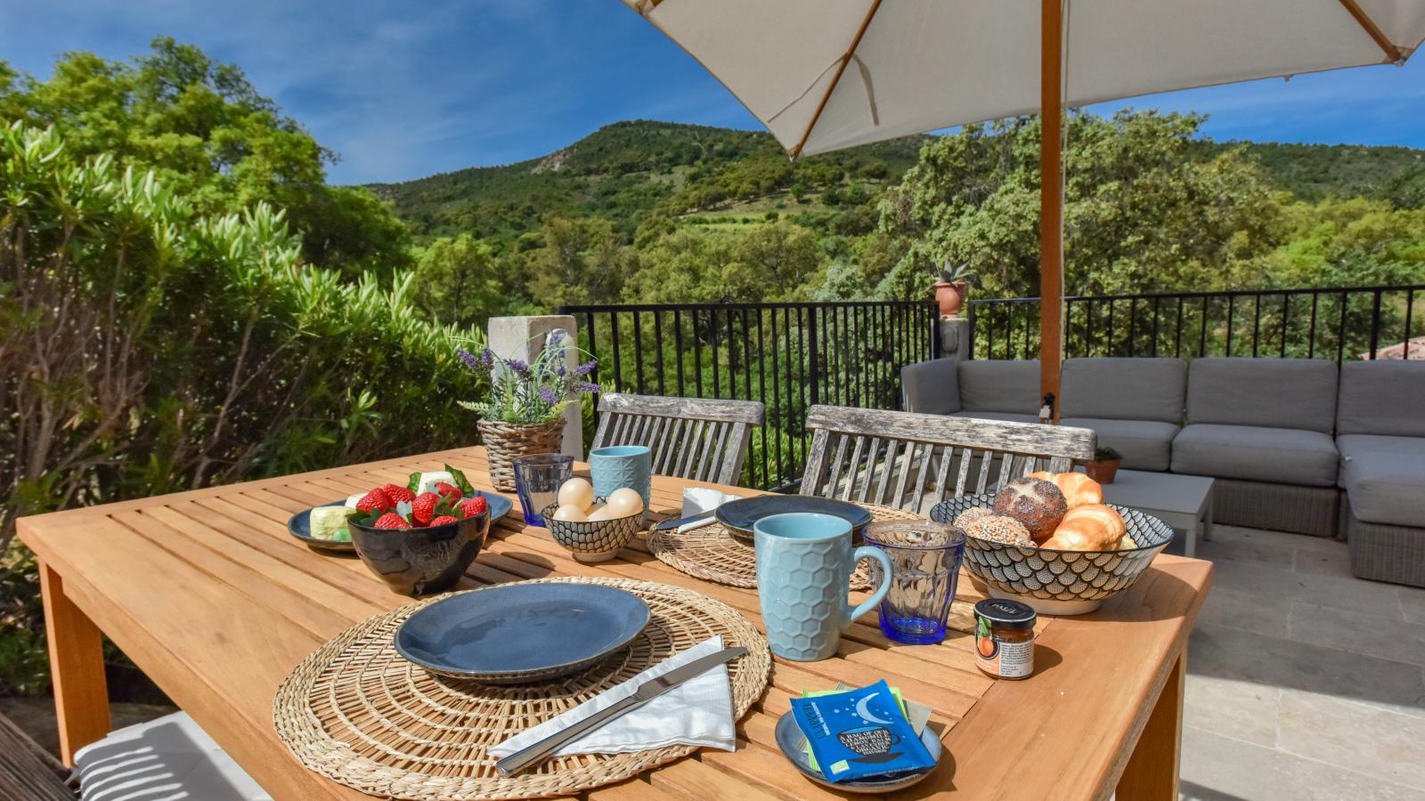 Les Roches du Sud - Terrasbalkon