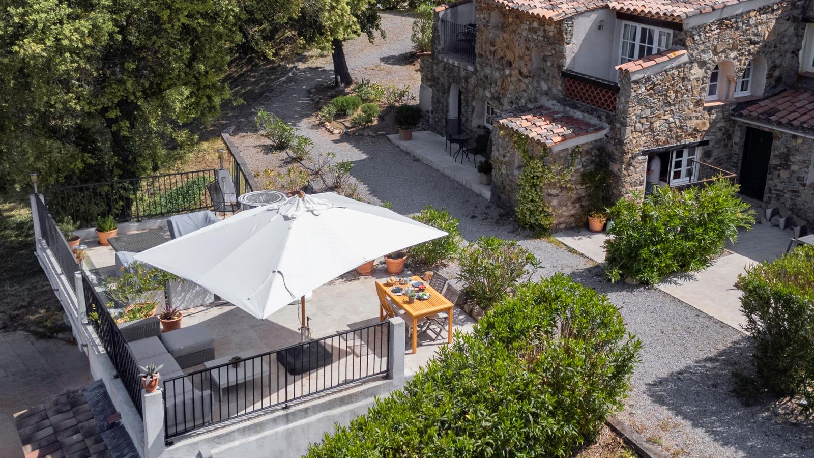 Les Roches du Sud - Terrasbalkon