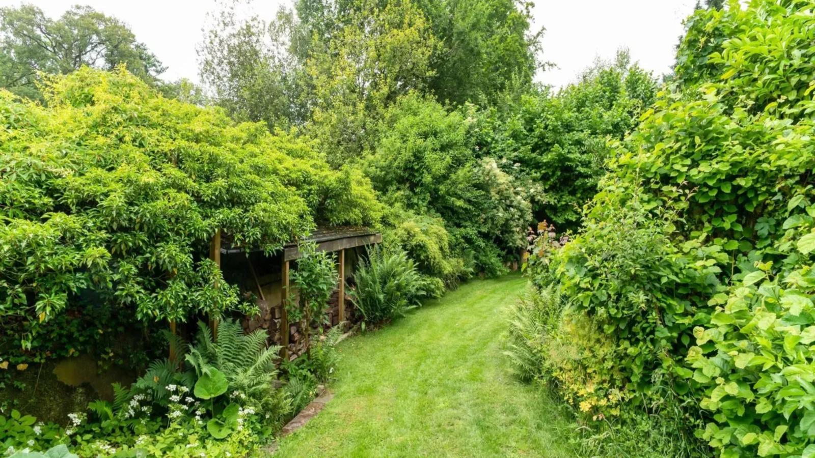 Wellnesshuisje Engelse Tuin-Gardens in summer