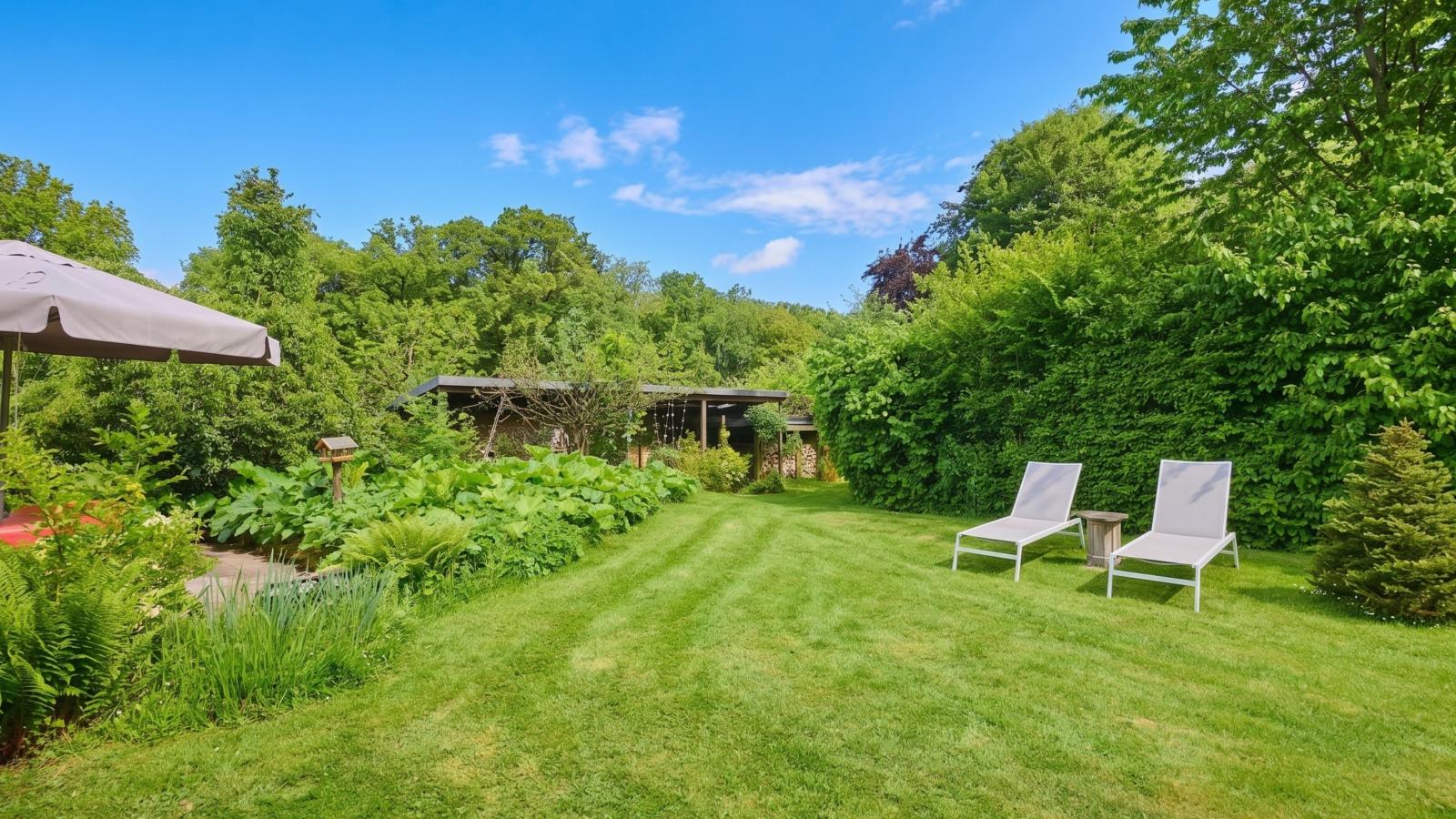 Wellnesshuisje Engelse Tuin - Tuinen zomer