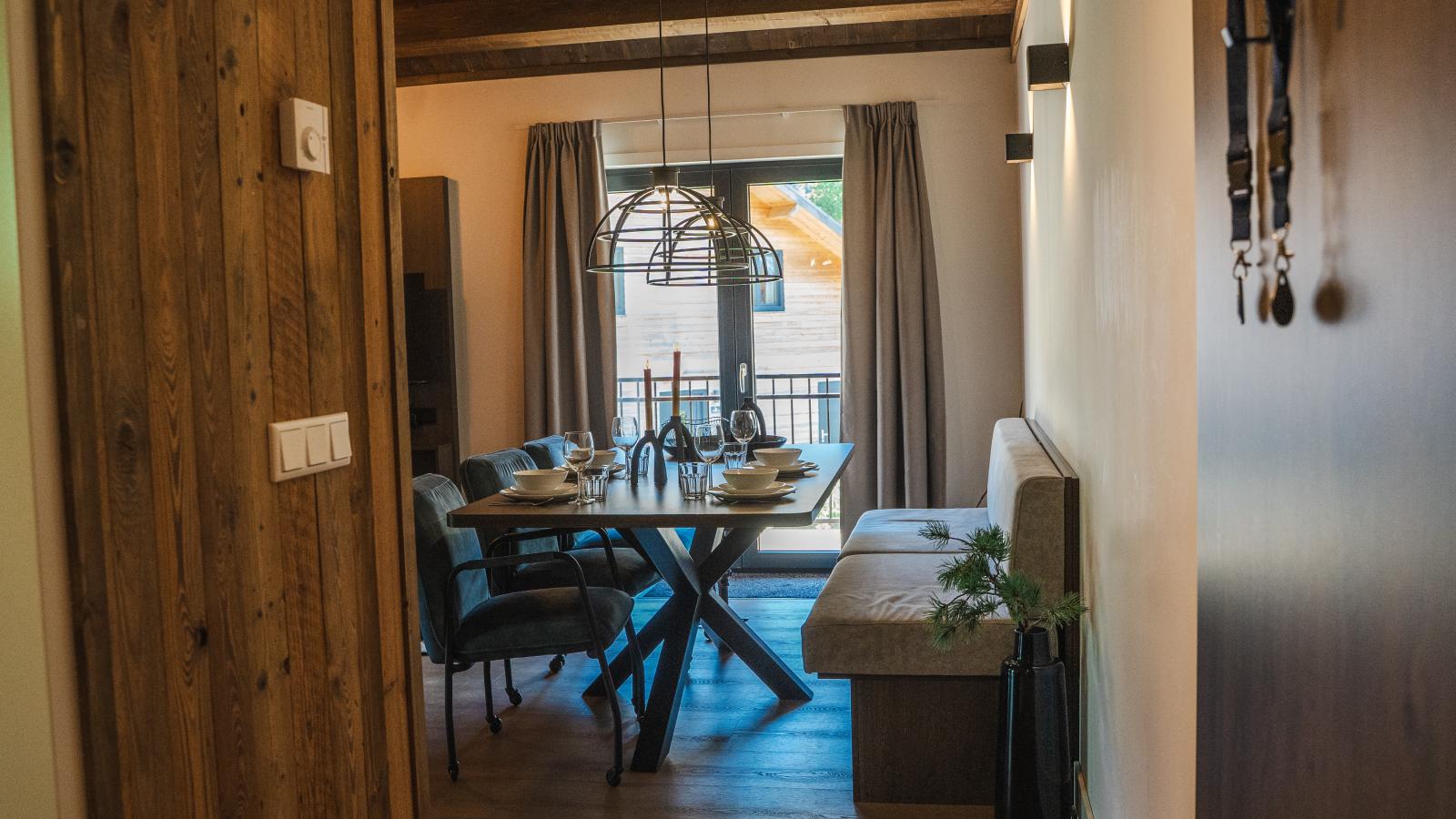 Seeblick am Afritzer See-Eetkamer