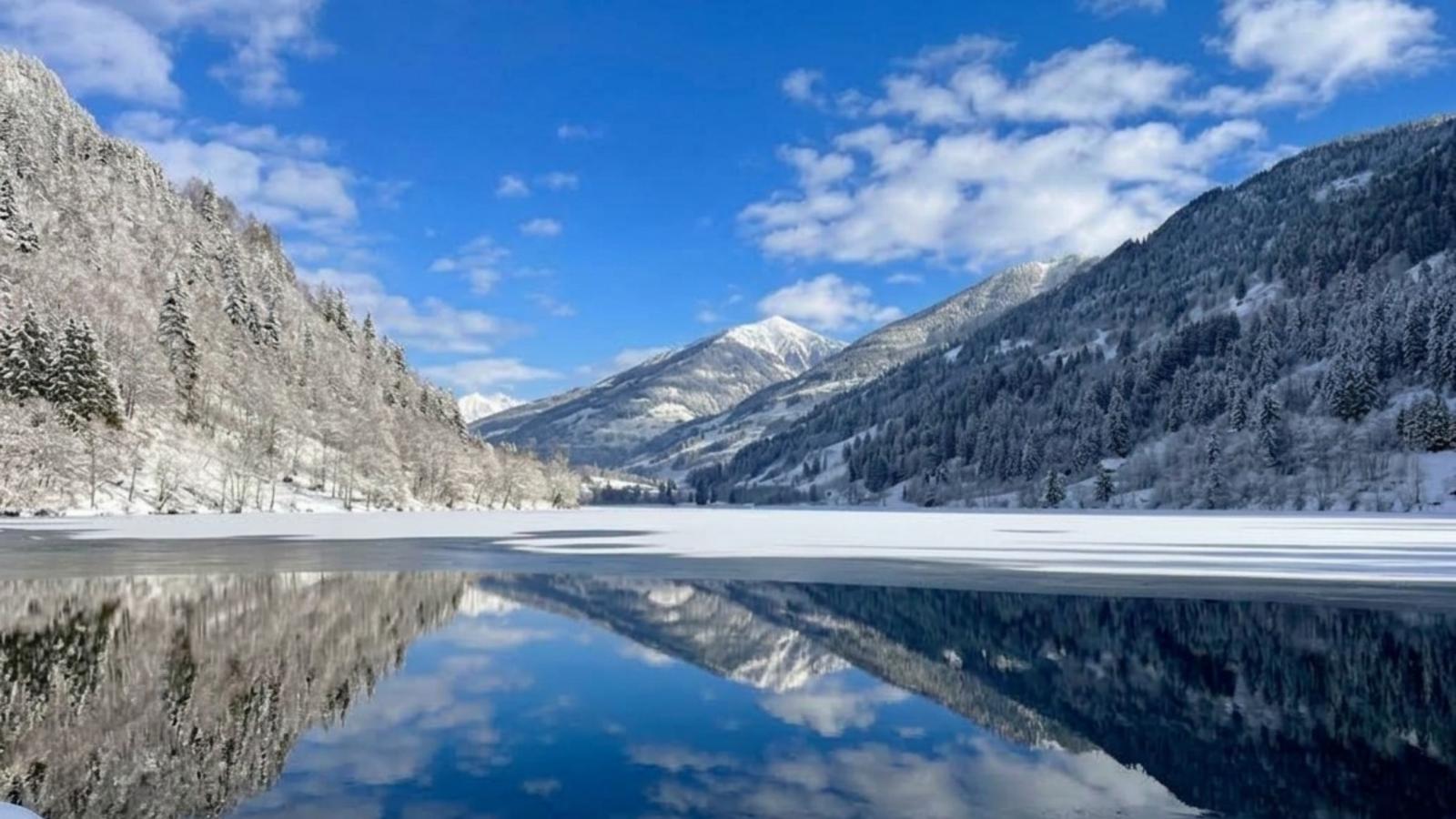 Seeblick am Afritzer See - Gebiet Winter 1 km