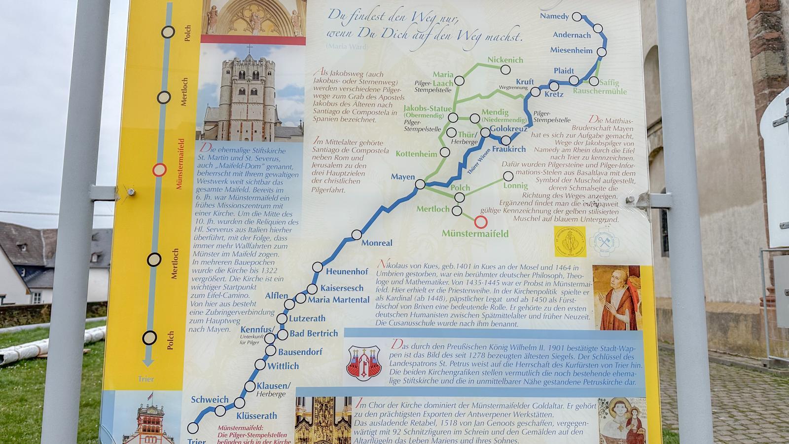 Münstermaifeld-Gebieden zomer 1km