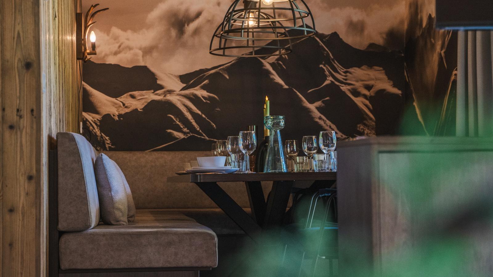 Alpenchalet am See-Eetkamer