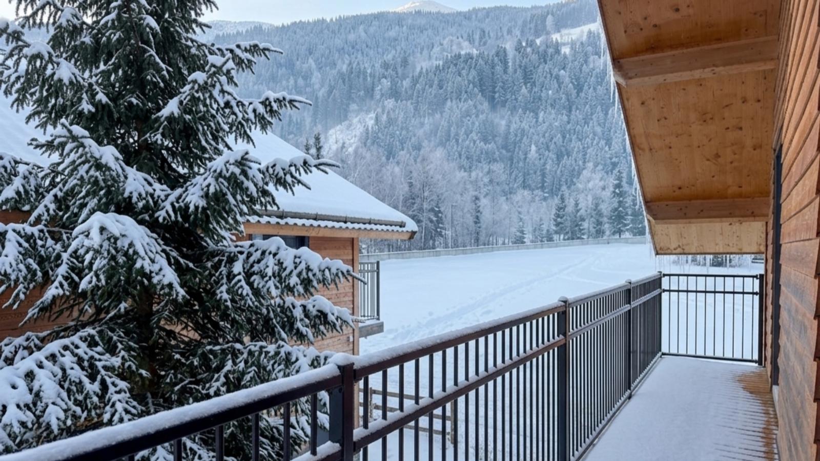 Gerlitzen Seealm - Vue d'hiver