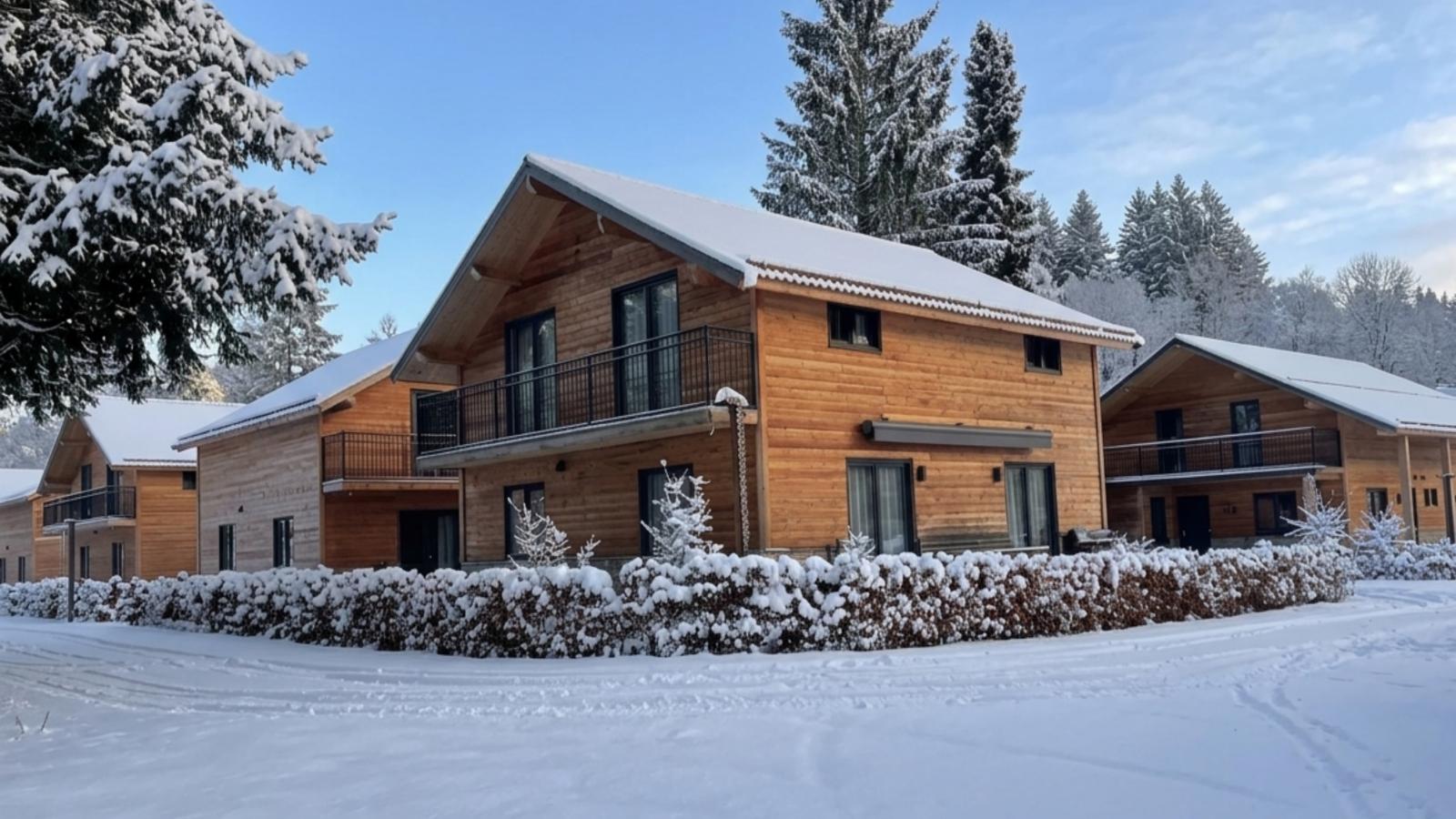 Alpenchalet Nockblick am Afritzer See - Exterior in winter
