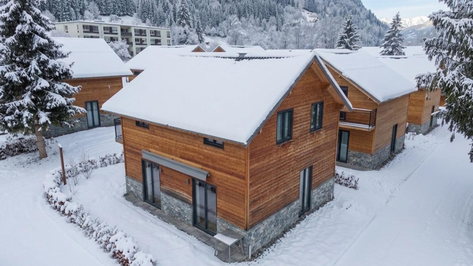 Alpenchalet Nockblick am Afritzer See - Exterior in winter