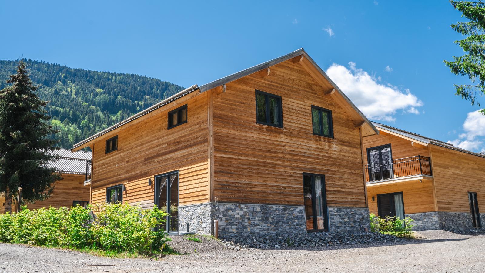 Alpenchalet Nockblick am Afritzer See-Buitenkant zomer
