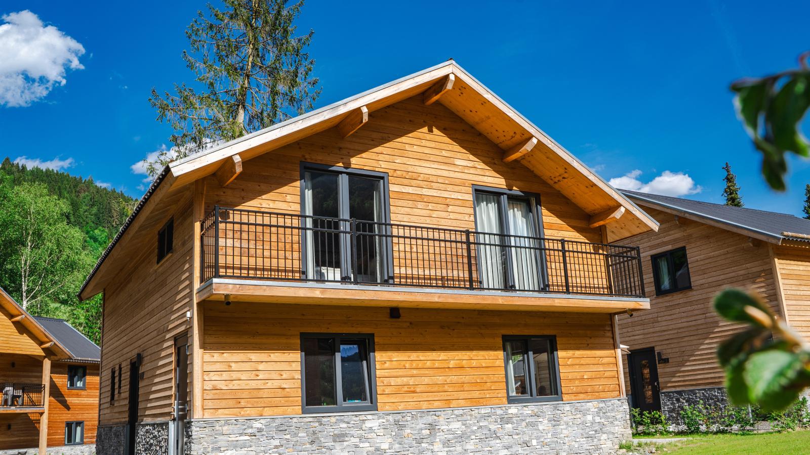 Alpenchalet Nockblick am Afritzer See-Buitenkant zomer