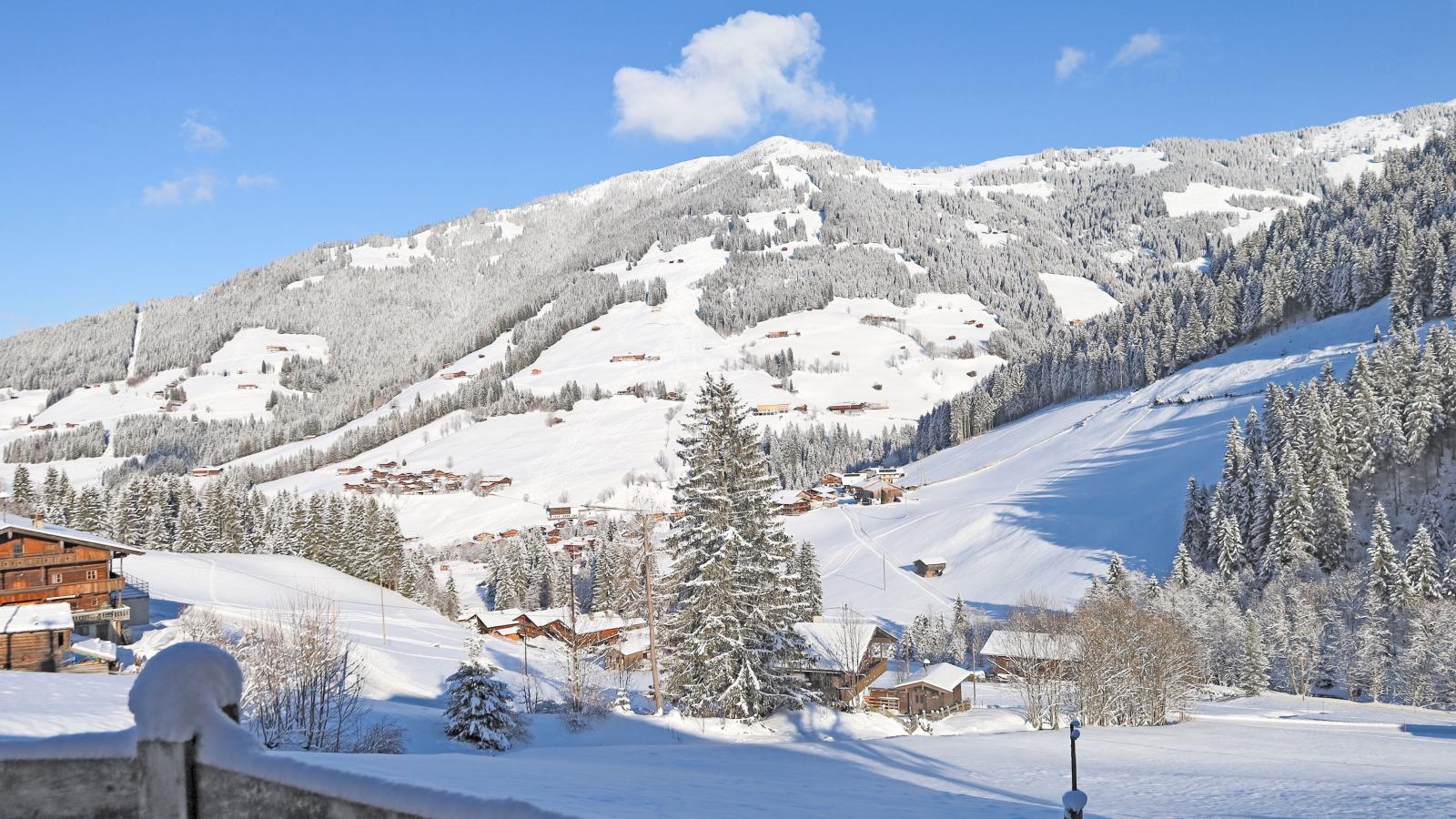 Hacklerhof Top 2 und 3-Uitzicht winter