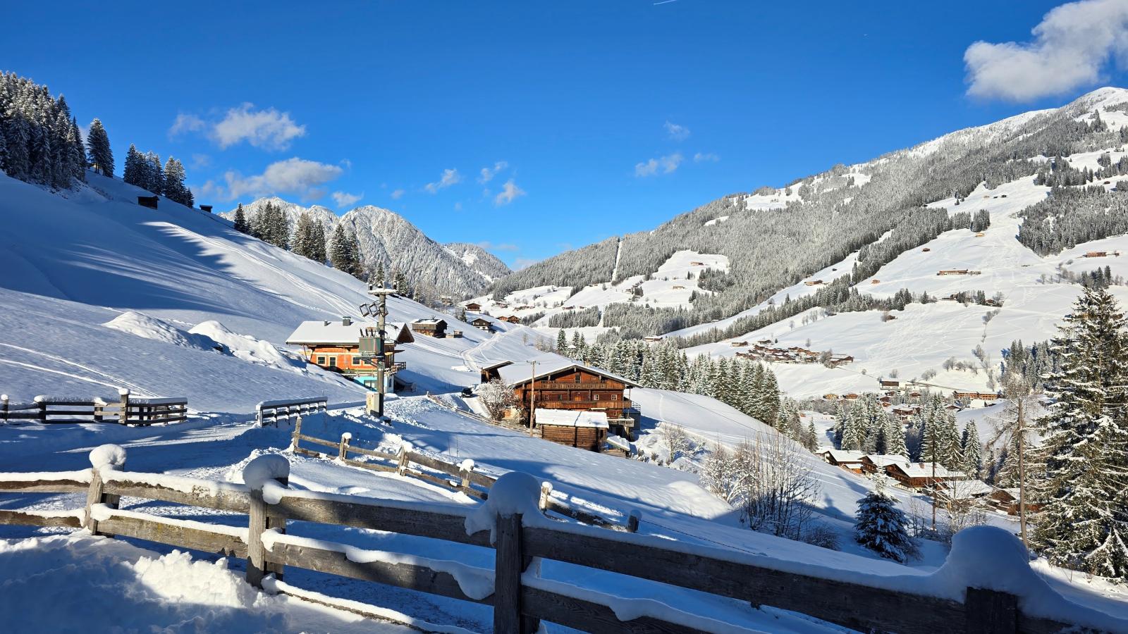 Hacklerhof Top 2 und 3-Uitzicht winter