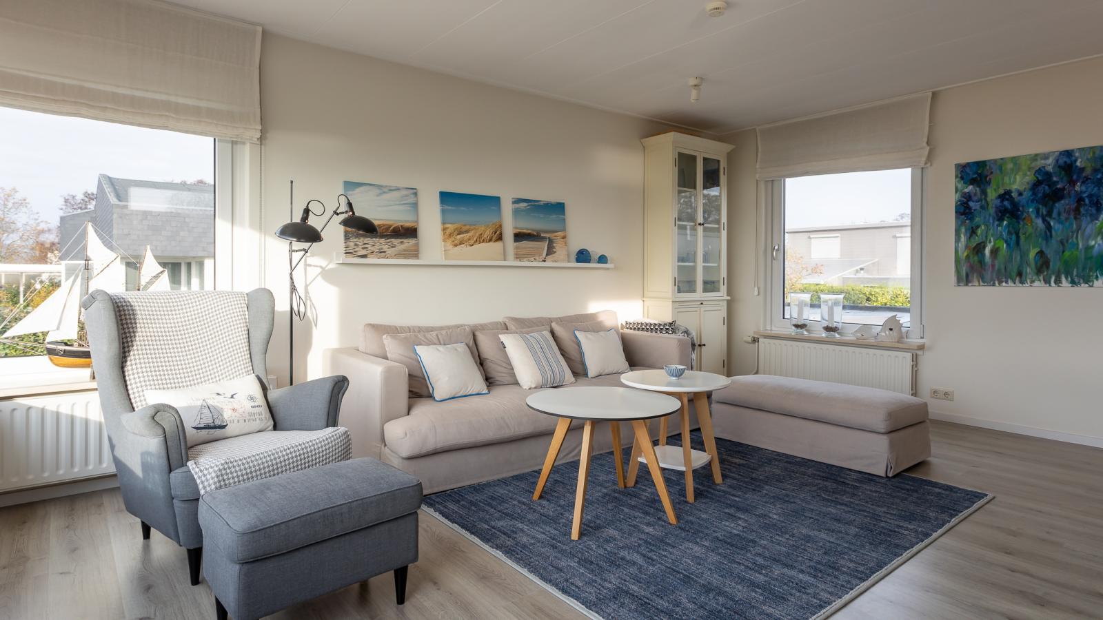 Veerse Meer Natuurvilla - Woonkamer