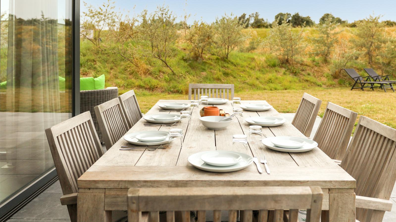 Duinvallei Lodge Zeeland - Eetkamer
