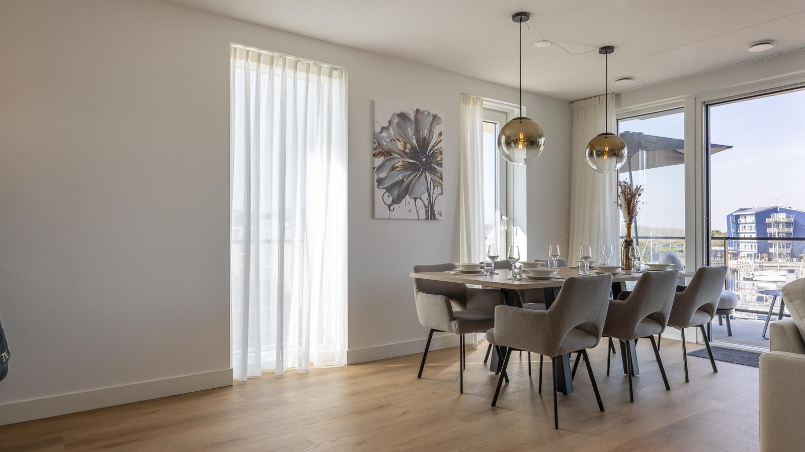 Marina Spa View Kortgene - Eetkamer
