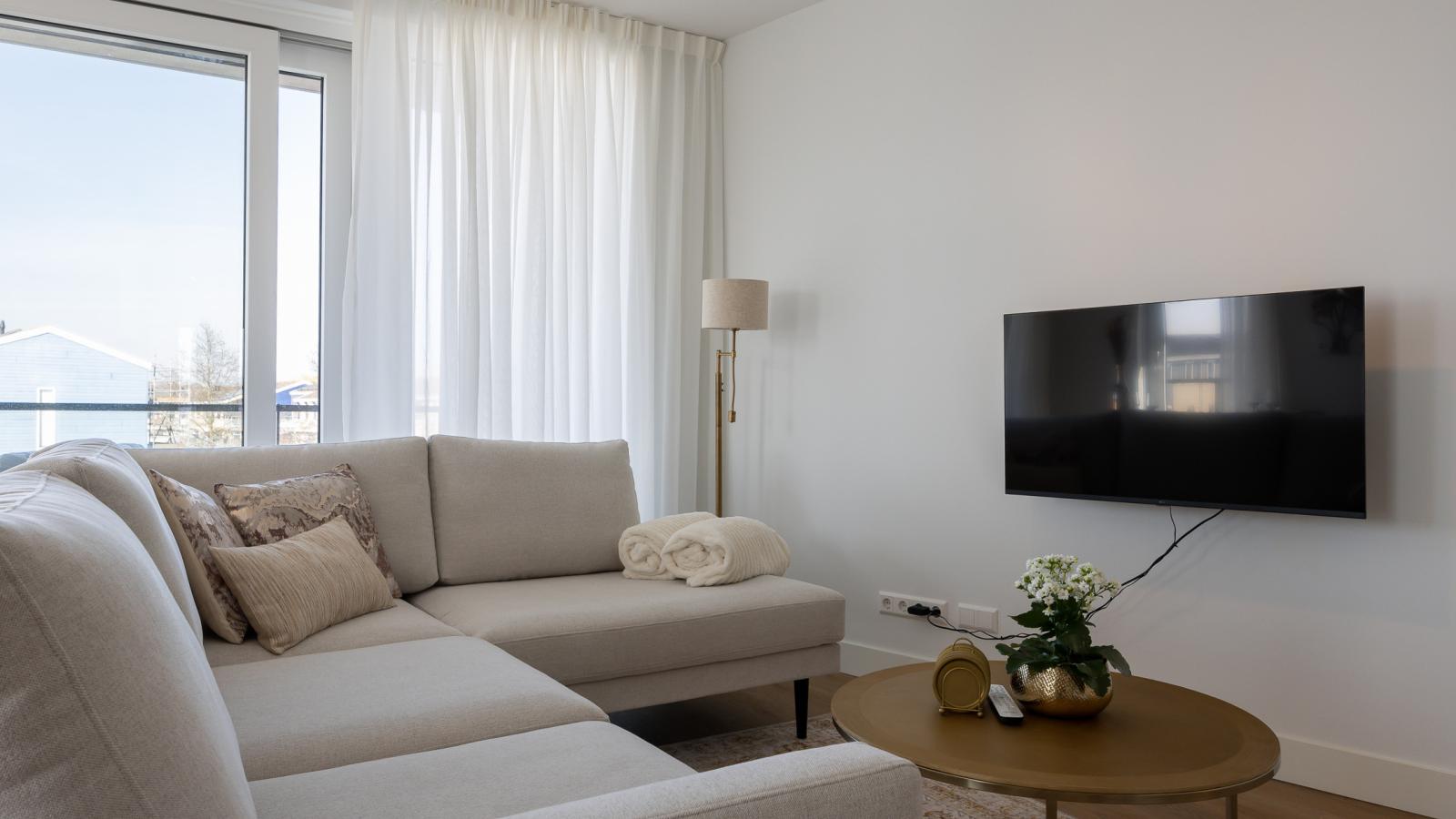 Marina Spa View Kortgene - Woonkamer