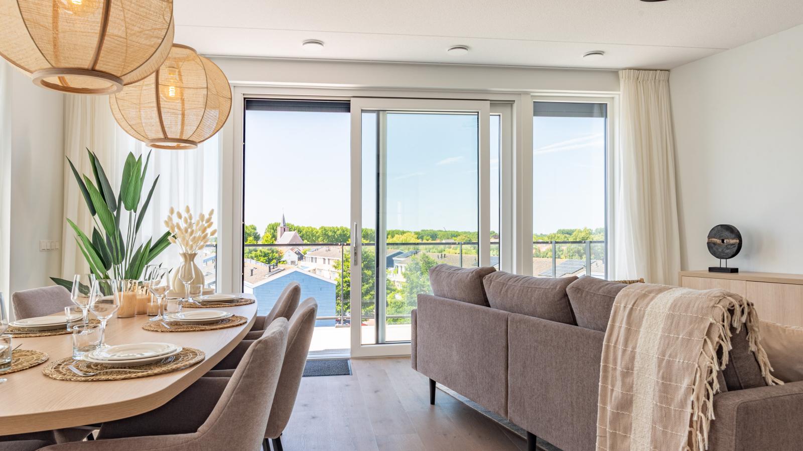 Marina Penthouse Kortgene - Woonkamer