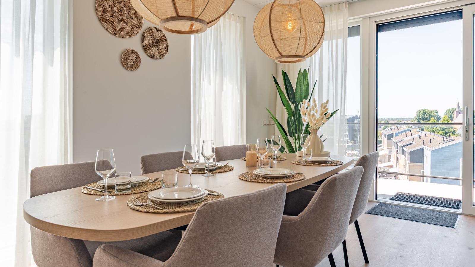 Marina Penthouse Kortgene - Eetkamer