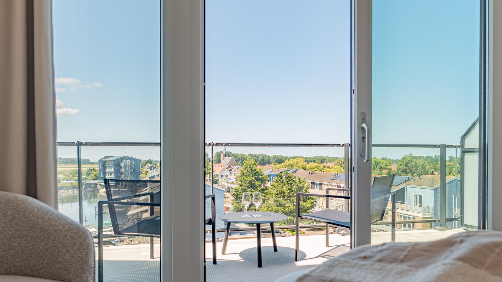 Marina Penthouse Kortgene - Uitzicht zomer