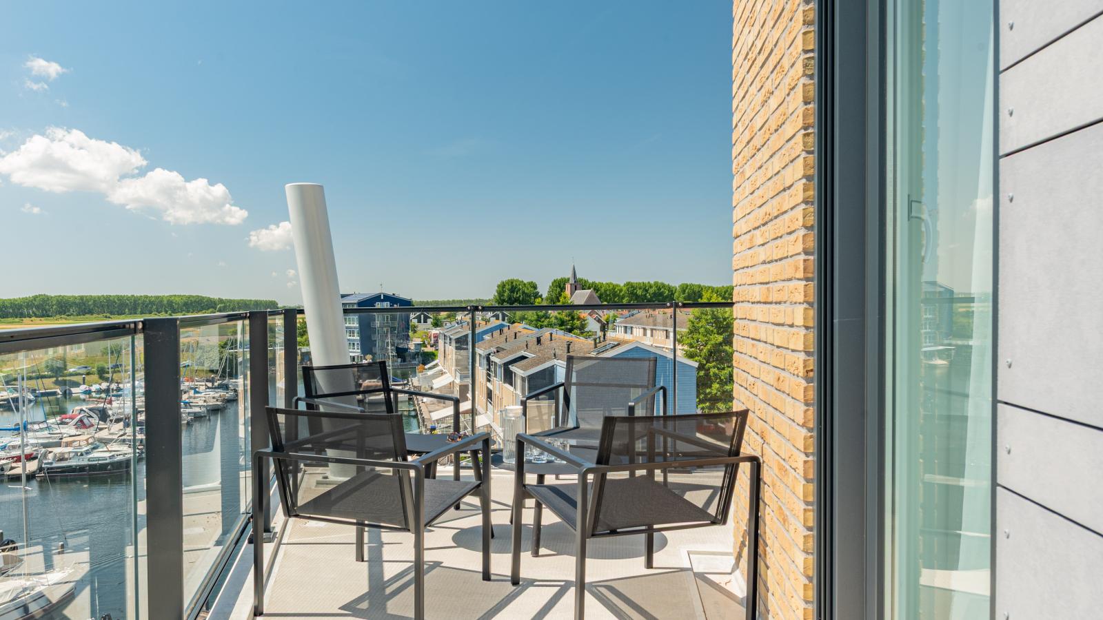Marina Penthouse Kortgene - Terrasbalkon