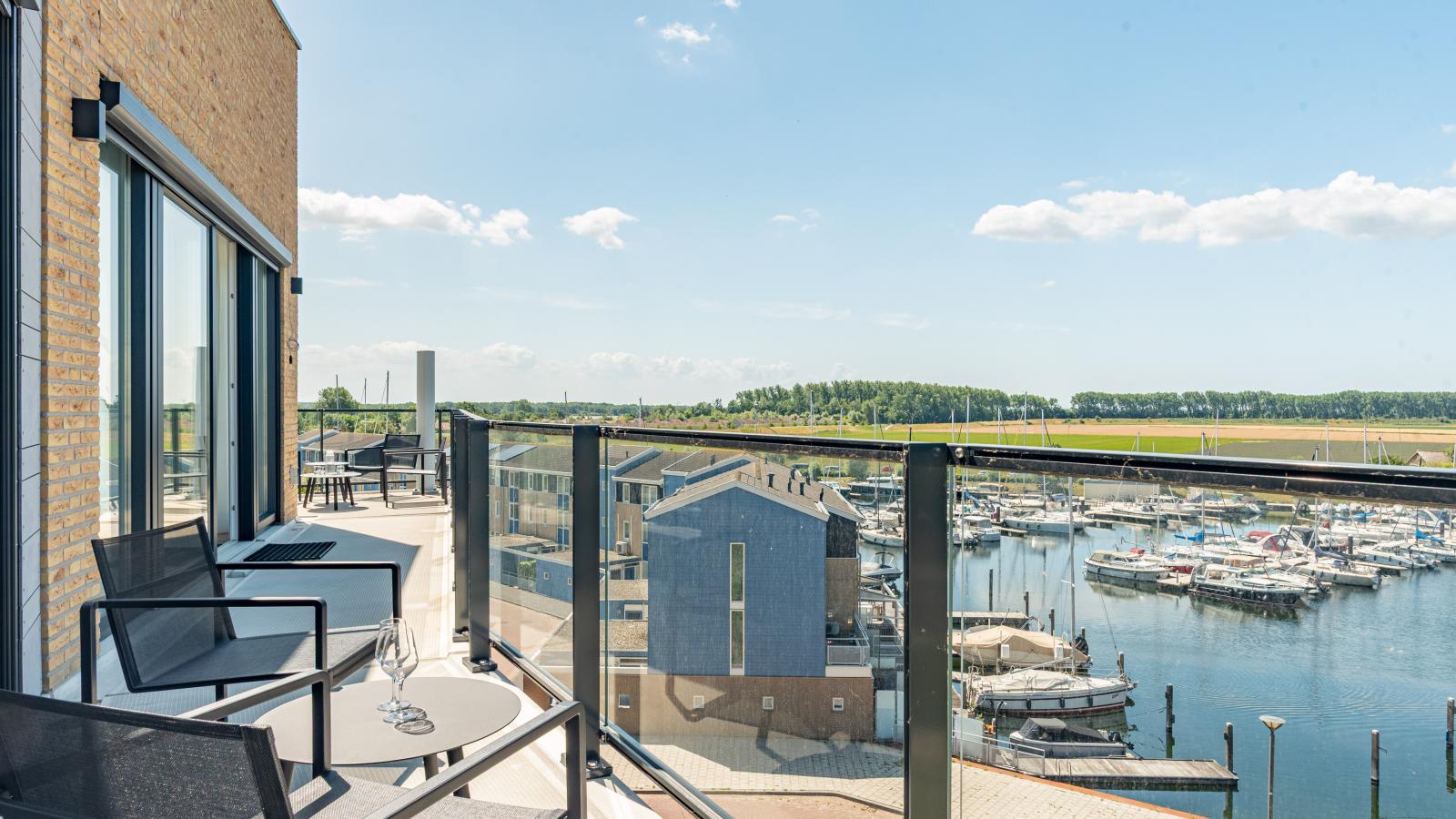 Marina Penthouse Kortgene - Uitzicht zomer
