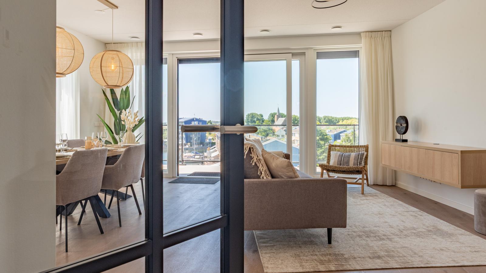 Marina Penthouse Kortgene - Woonkamer