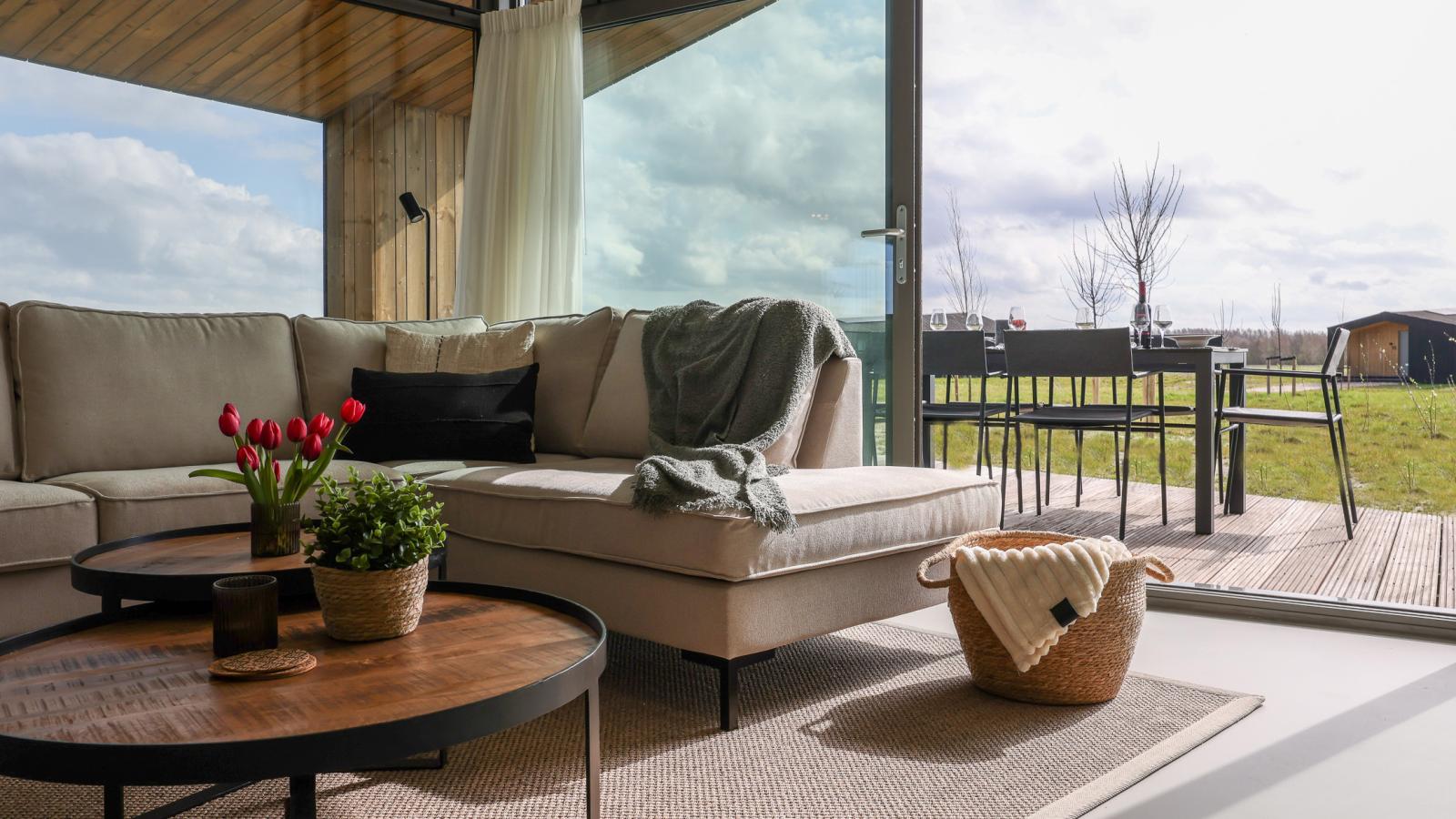 Natuurhuis Oeverlicht - Woonkamer