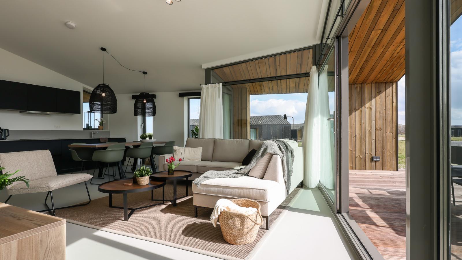 Natuurhuis Oeverlicht - Woonkamer