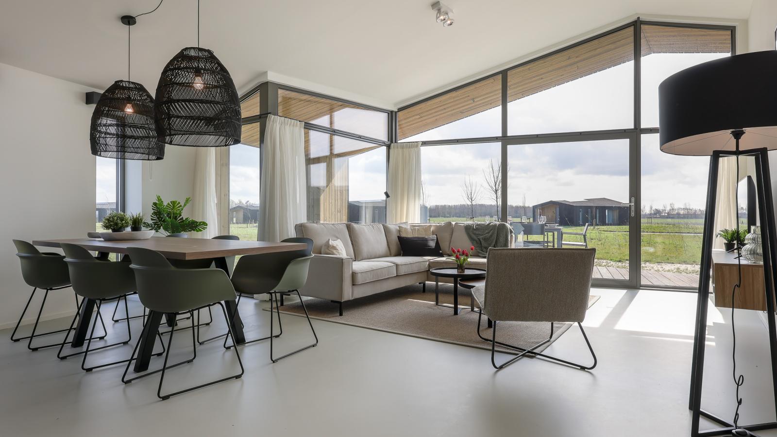 Natuurhuis Oeverlicht - Woonkamer