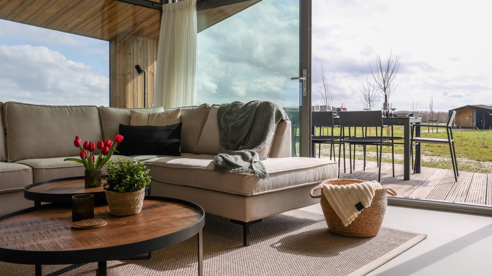 Natuurhuis Oeverlicht - Woonkamer